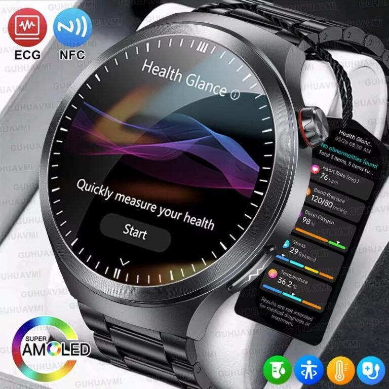 Health Tracking Smartwatch 2026 – GUHUAVMI Smartwatch Review with ECG, Blood Pressure & Uric Acid Monitor